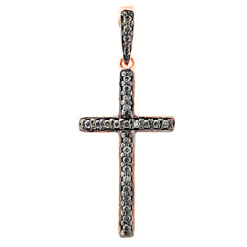 Крест декоративный П-167-au золото