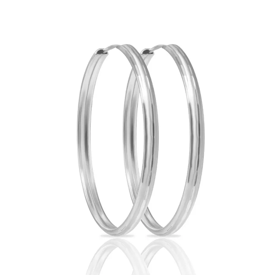 Серьги конго 52047 серебро