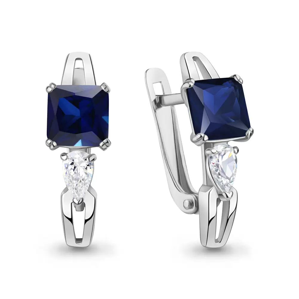 Серьги 400565Н.5 серебро