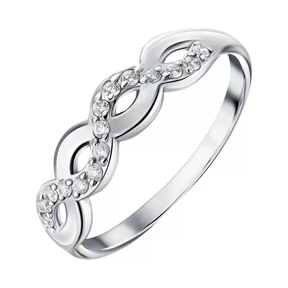 Кольцо к105008р серебро