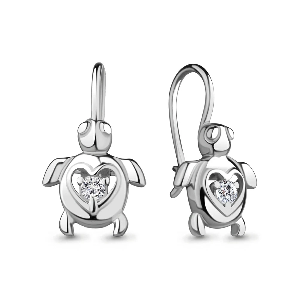 Серьги 48866А.5 серебро