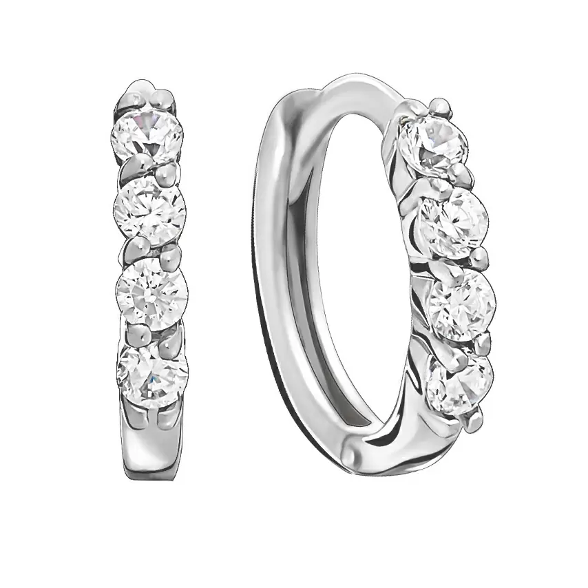 Серьги конго с105046р серебро