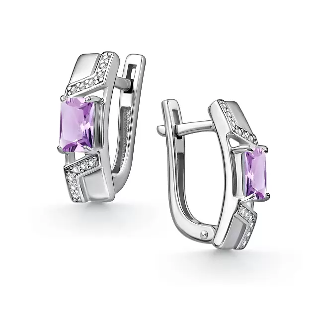 Серьги 02-4850.00АМ-00 серебро