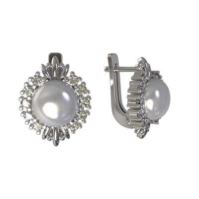 Серьги 1016752-01150 серебро