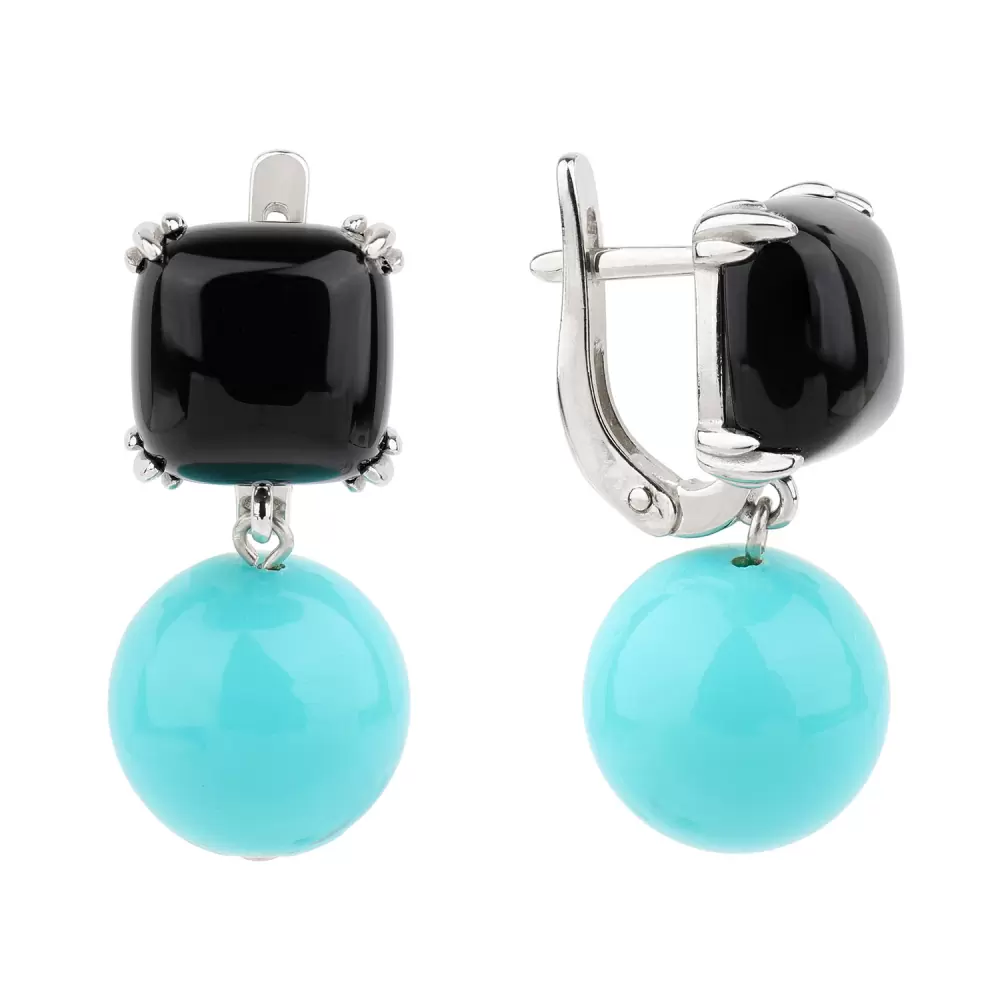 Серьги 2340876665-112 серебро