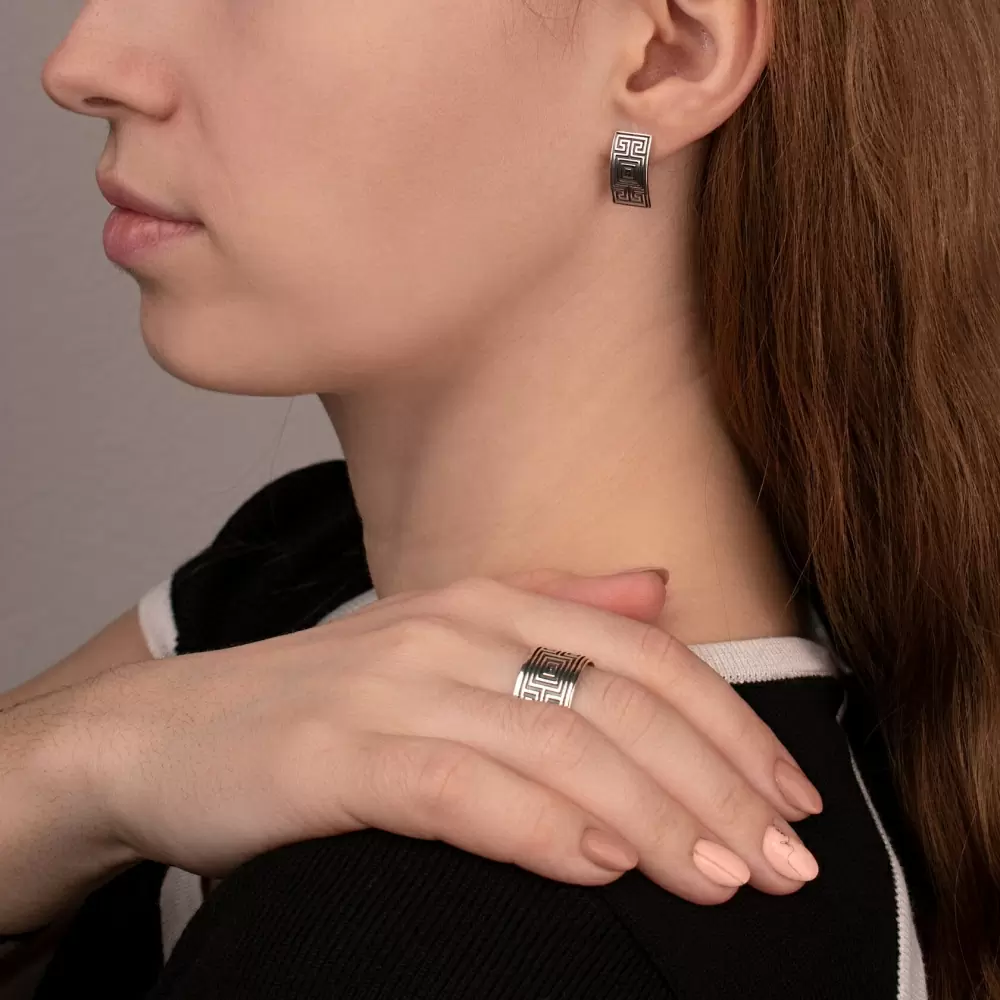 Серьги СЛ006-75 серебро_1