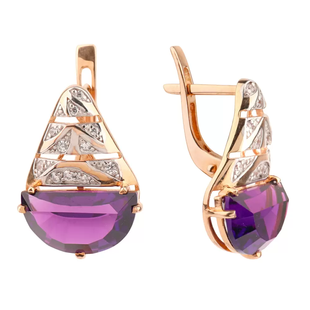 Серьги С-0285 ам золото