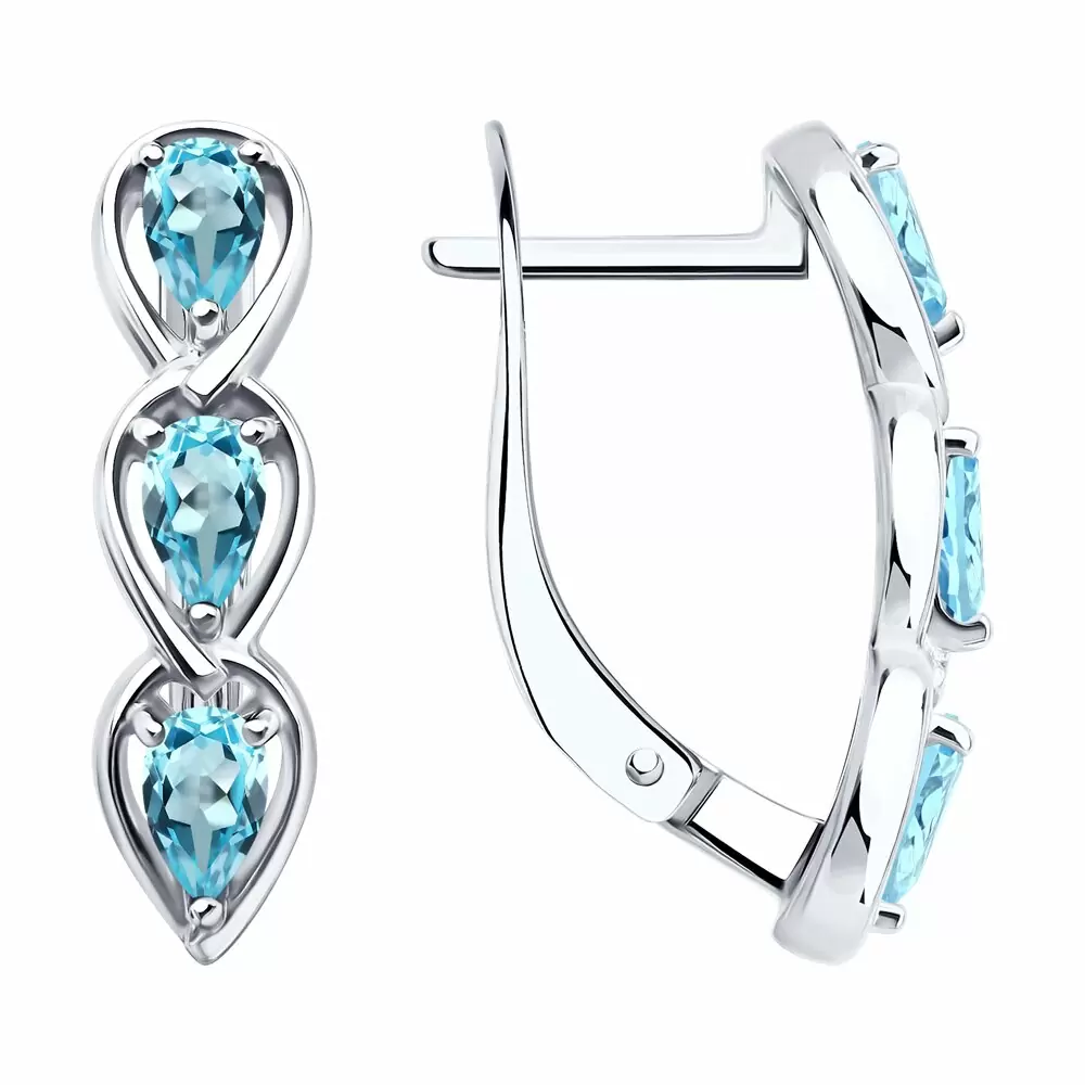 Серьги 92025388 серебро_0