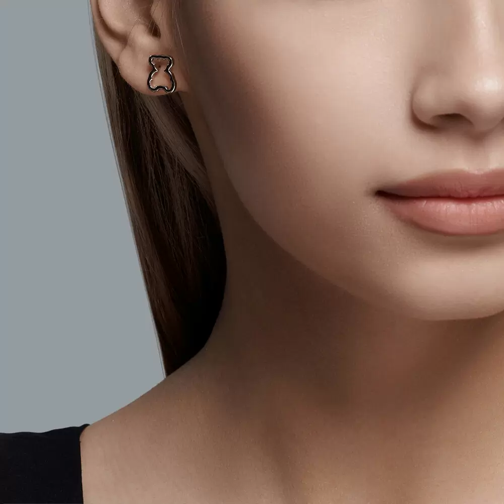 Серьги пусеты 94025915 серебро Тоус