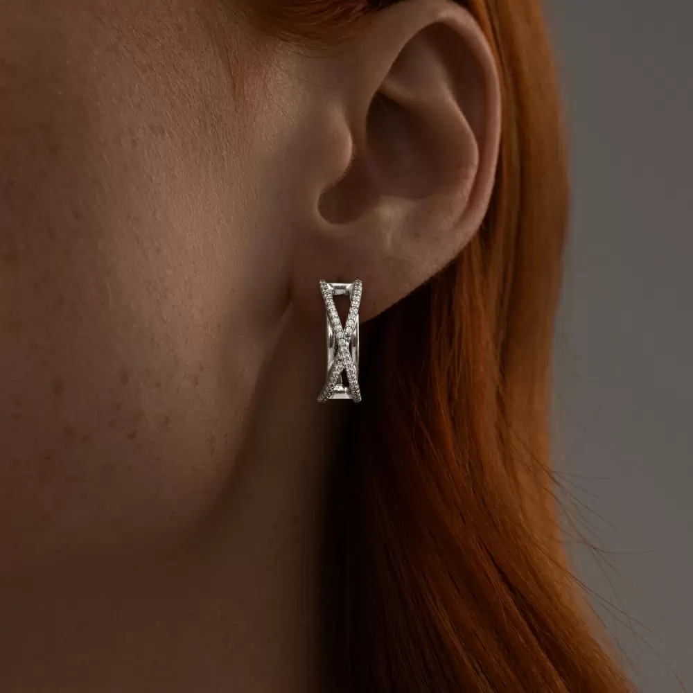 Серьги 94025718 серебро_1
