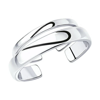 Кольцо 94013315 серебро Сердце