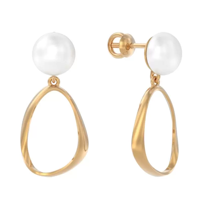 Серьги подвесные 1044262-11250 золото