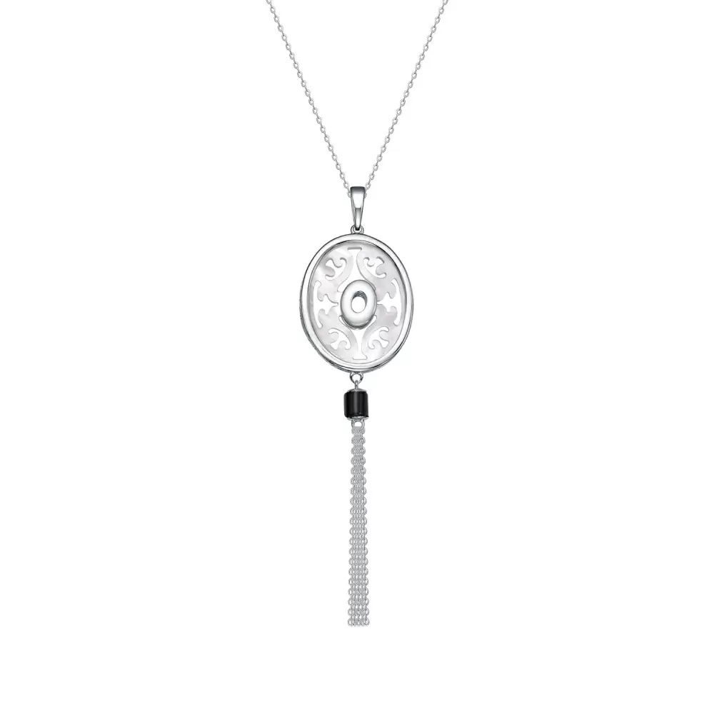 Колье SN1656-MOPO-1 серебро