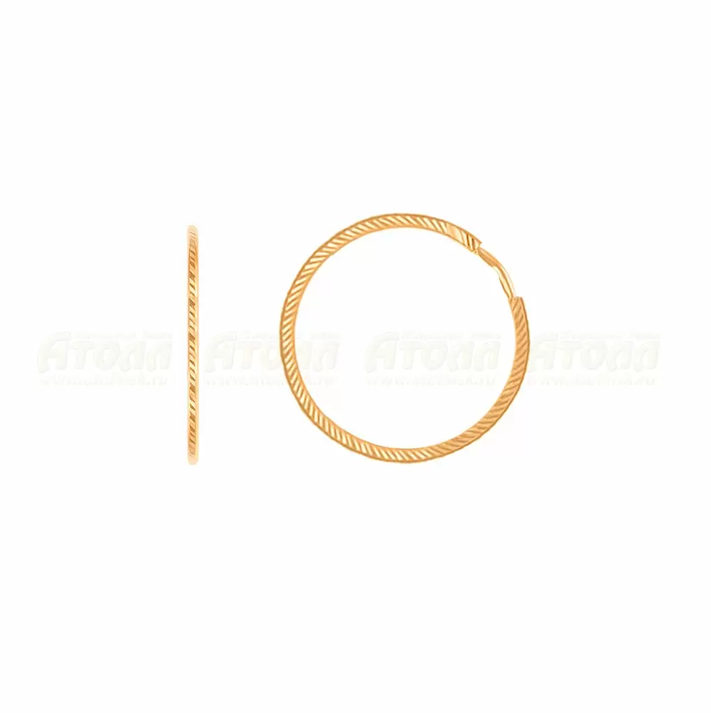 Серьги конго 20772-30а-1 золото