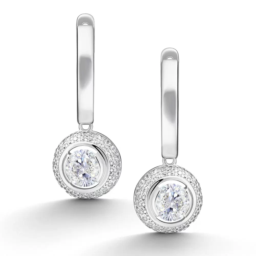 Серьги подвесные 02-5157.00ГХ-00 серебро_0