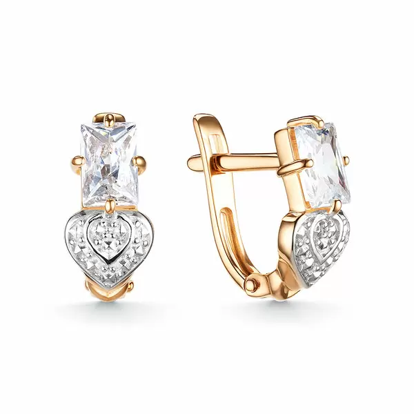 Серьги 40285100 золото