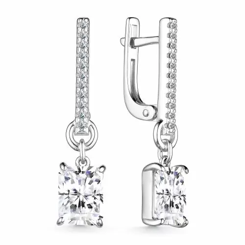 Серьги подвесные 02-3191.00ГХ-00 серебро