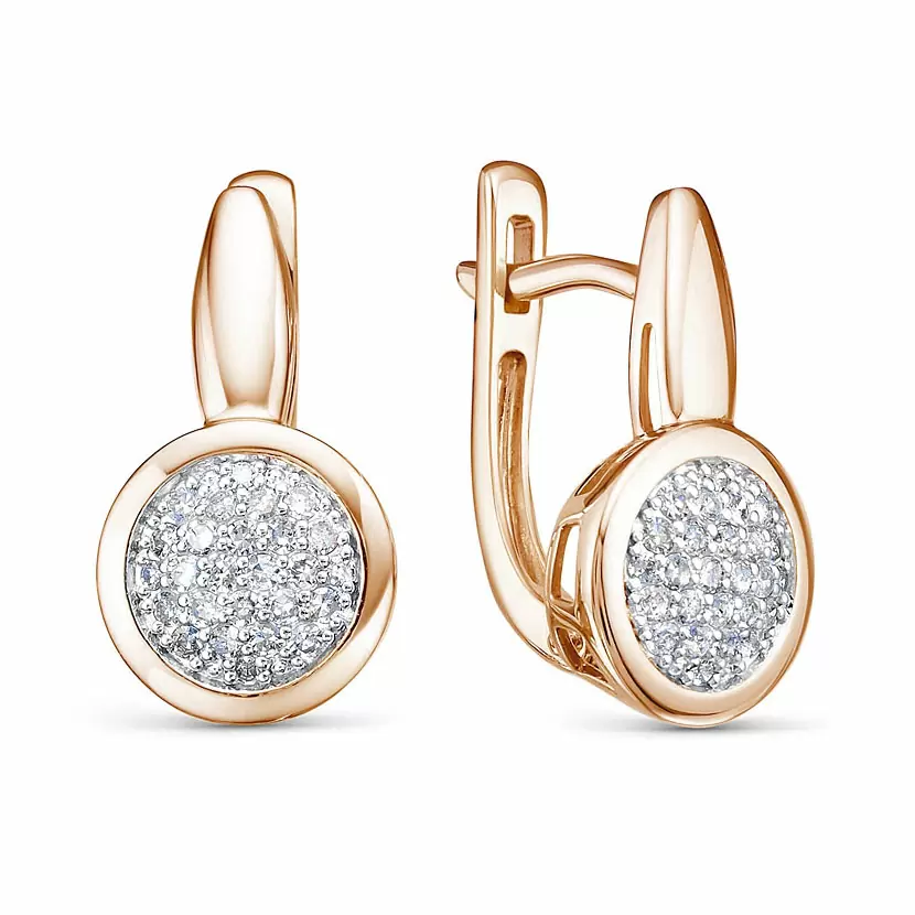 Серьги 5-6850-103-2К золото