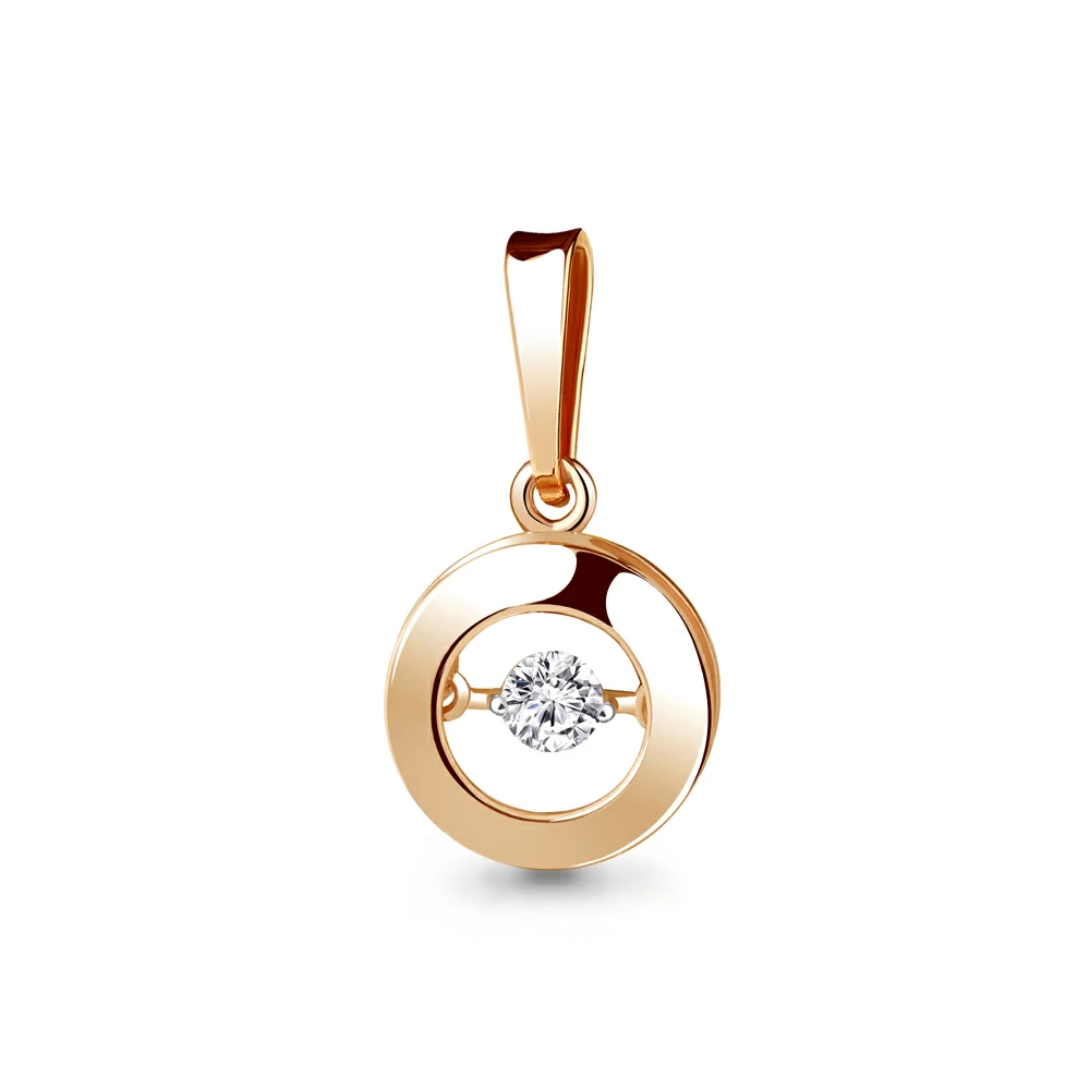 Подвеска 24371.1 золото Круг