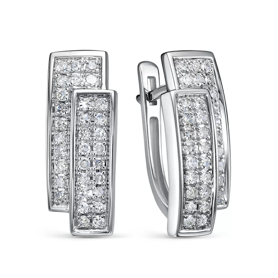 Серьги 5-5958-103-2Б золото