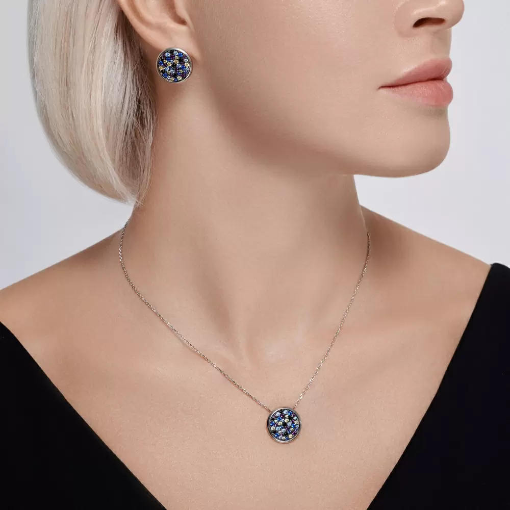 Серьги 94026072 серебро