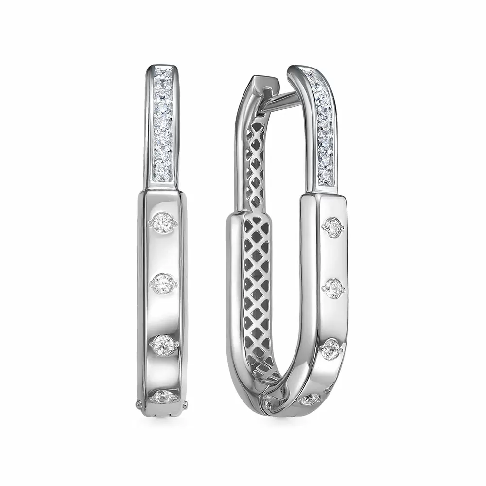 Серьги с120653 серебро Тиффани