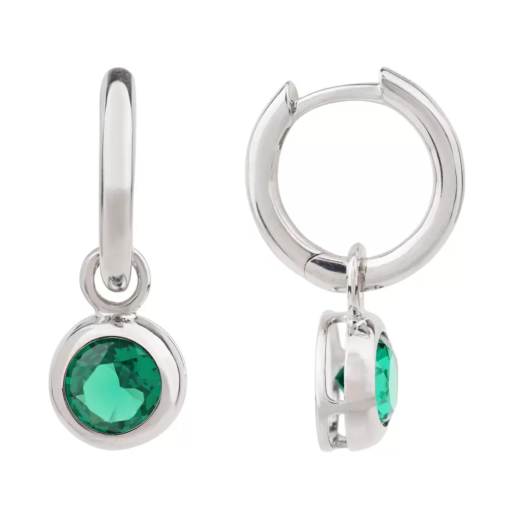 Серьги подвесные С-0289 тур серебро