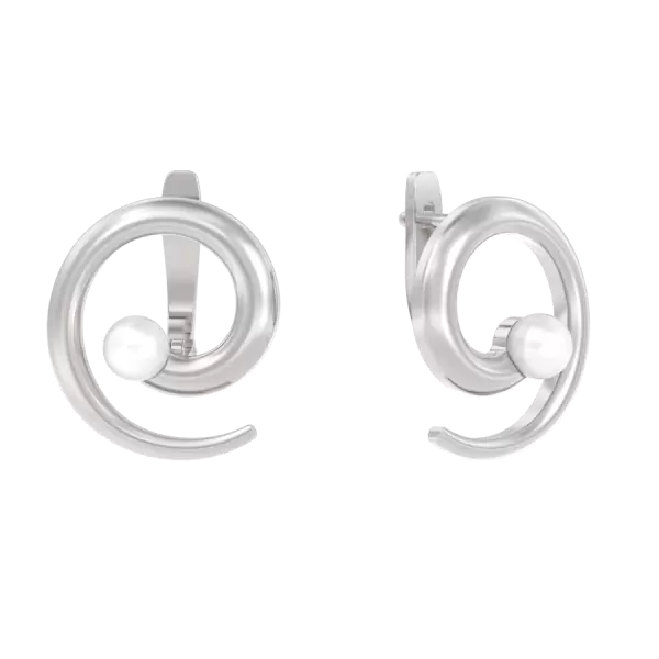 Серьги 1045992-01250-2S серебро