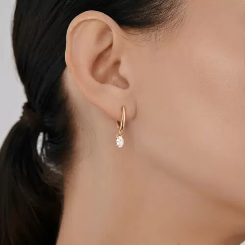 Серьги подвесные 0200571 золото