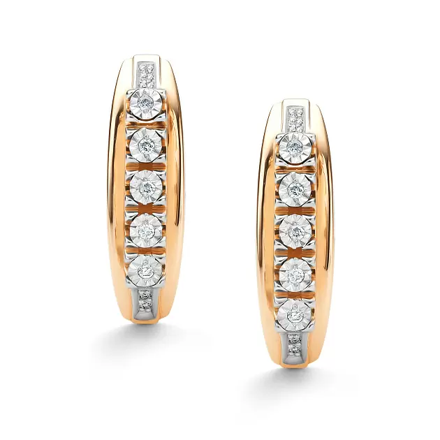 Серьги 26150-100 золото Дорожка_1