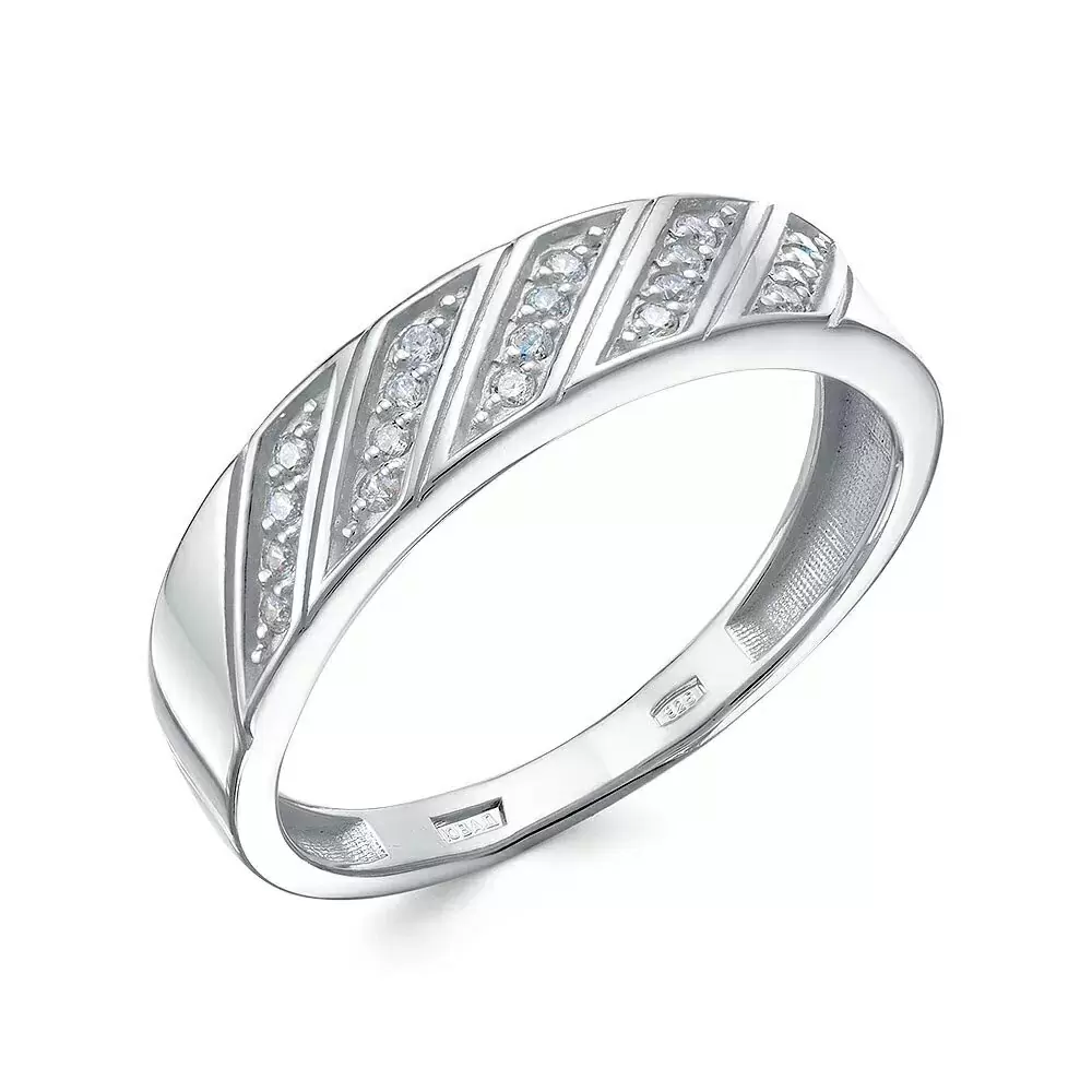 Кольцо 63089 серебро