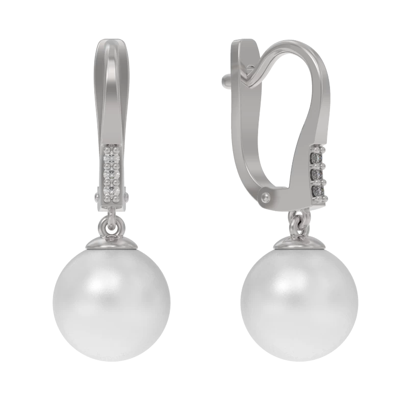Серьги подвесные 1041722-01150-2S серебро
