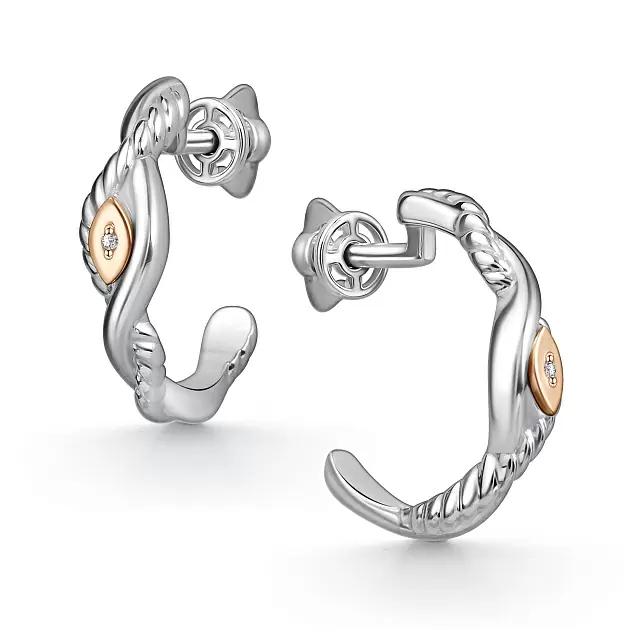 Серьги 02-4865.000Б-00 серебро