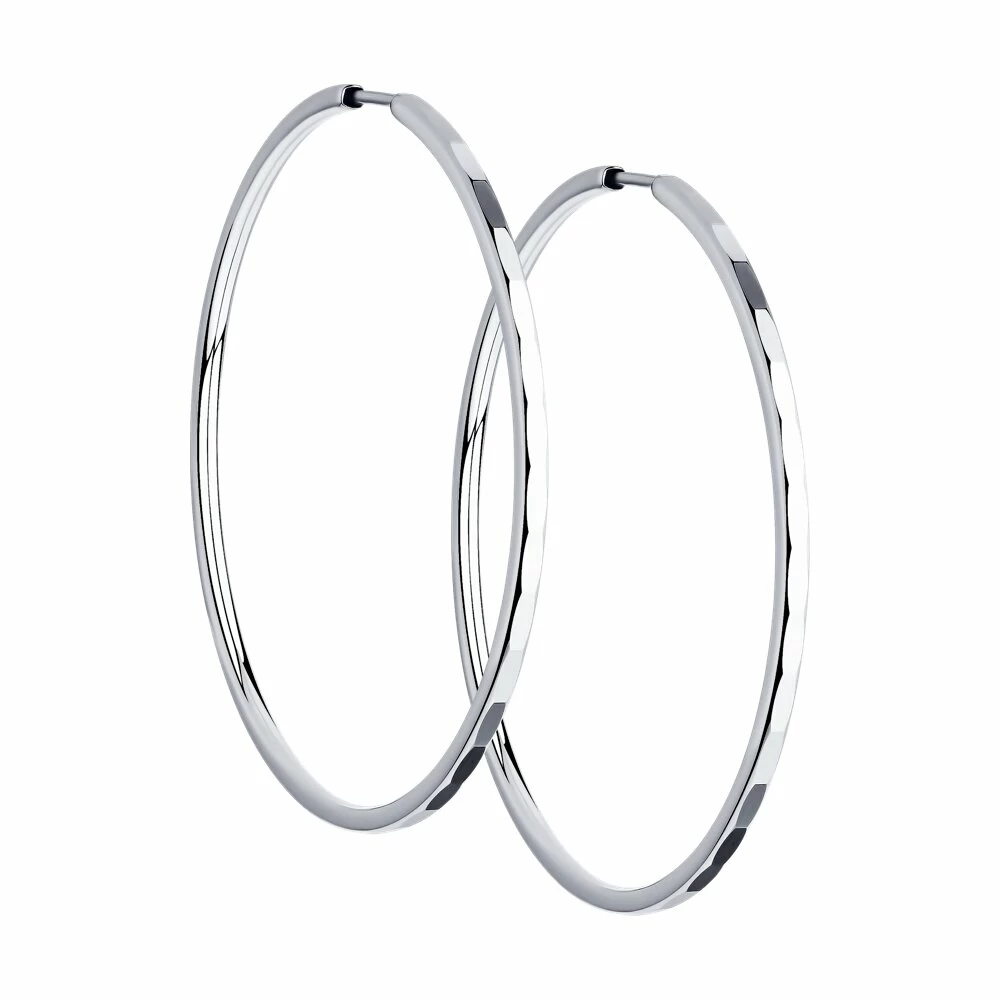 Серьги конго 94140093 серебро_0