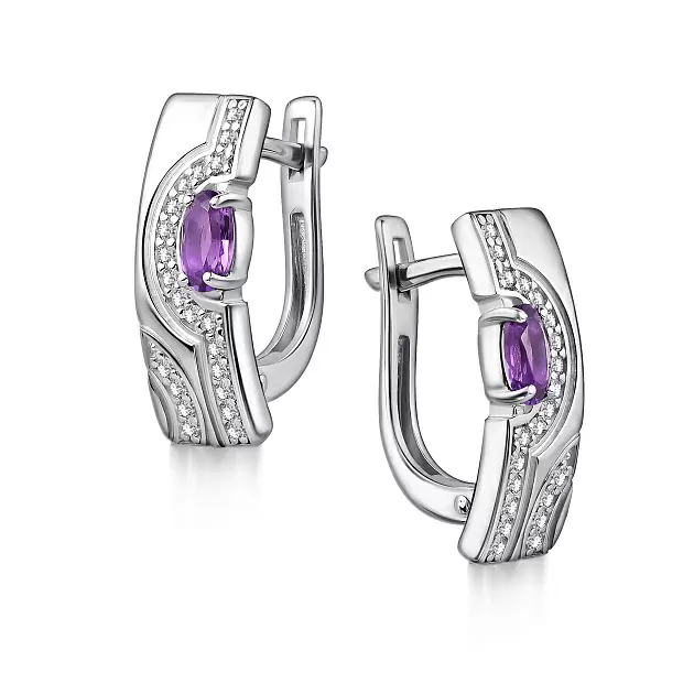 Серьги 02-4726.00АМ-00 серебро