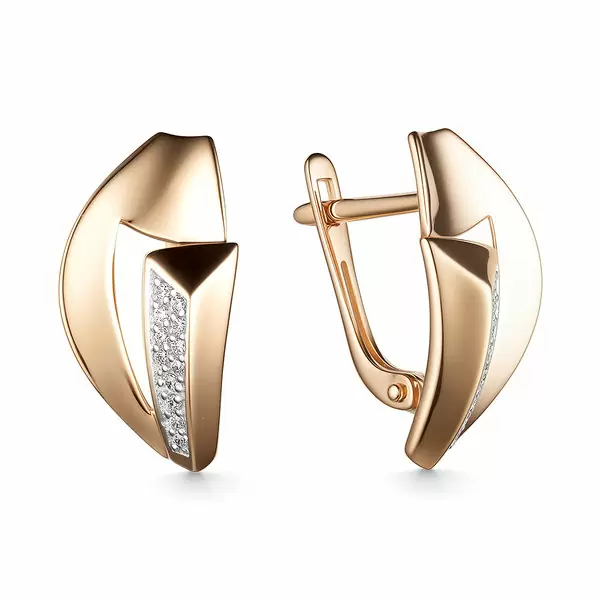 Серьги 40289300 золото