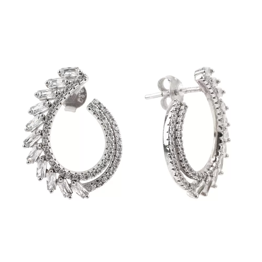 Серьги сС480 серебро Мессика
