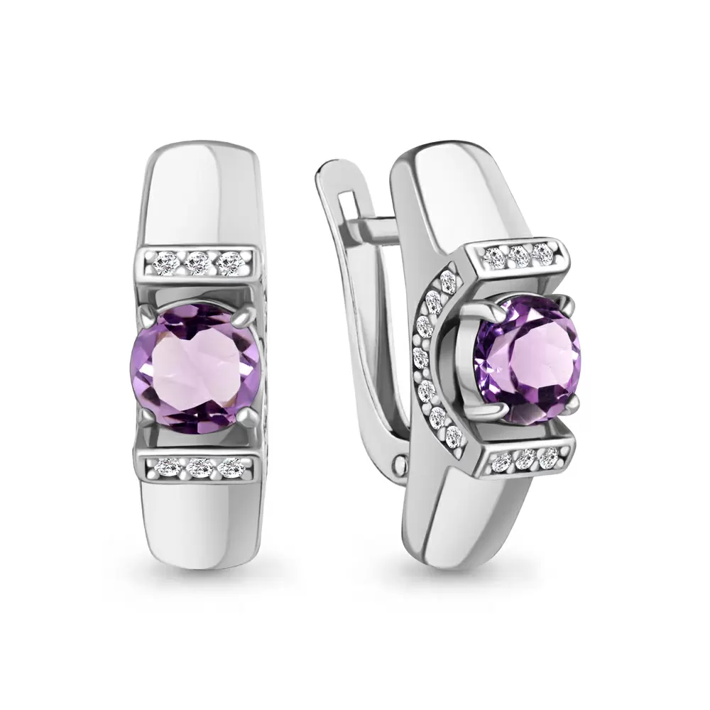 Серьги 45007504А.5 серебро