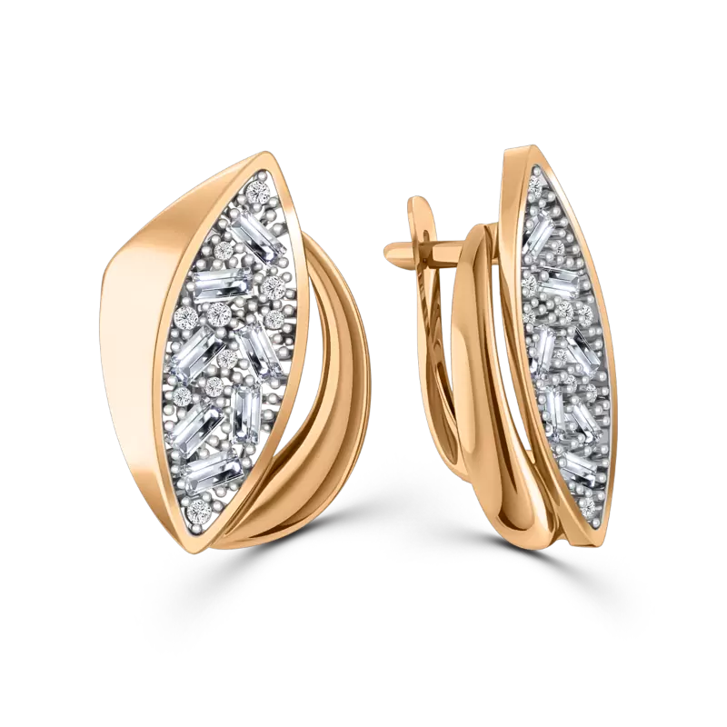 Серьги 08-2110040 золото