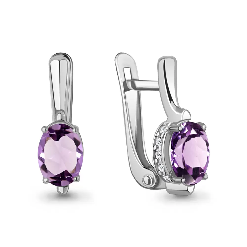 Серьги 4968404А.5 серебро