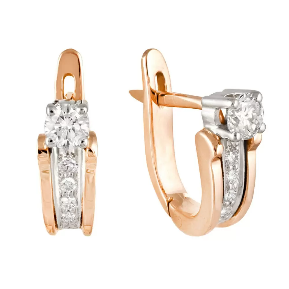 Серьги 3570007 золото