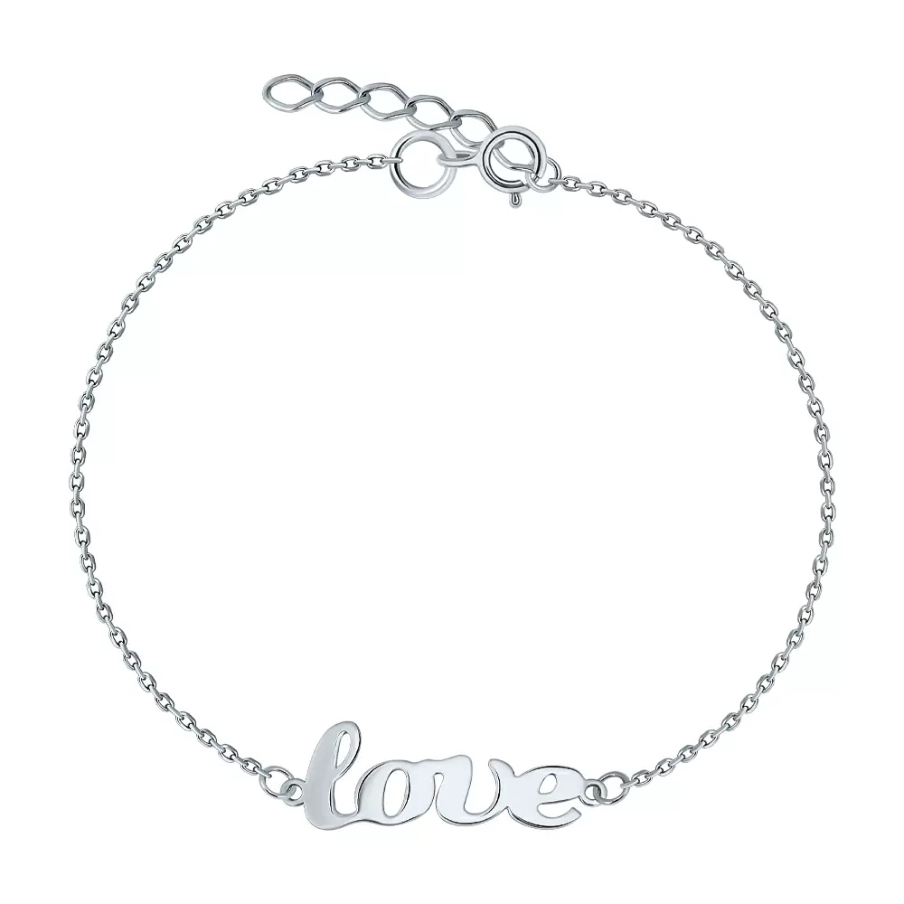 Браслет БПЛ3203К серебро LOVE