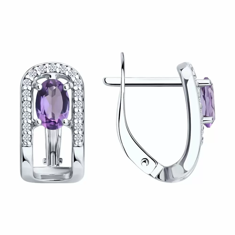 Серьги 92025333 серебро_0