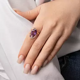 Кольцо К-0197 ам золото_1