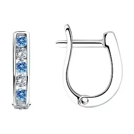 Серьги дорожка 94026406 серебро_0