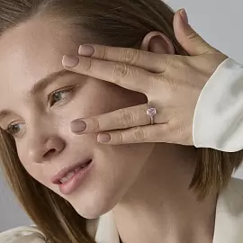 Кольцо один камень 01-4763.0БТ5-00 серебро_1