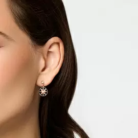 Серьги подвесные 2002153-1 золото Диор_2