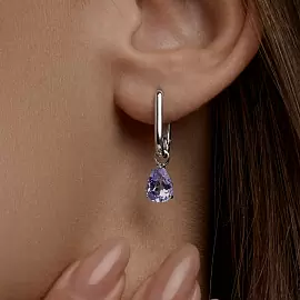 Серьги подвесные 92025371 серебро_1