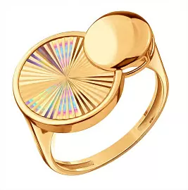 Кольцо Т10061Д671 золото Круг_0