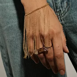 Браслет 800239720-1 ювелирный сплав Цепи_1